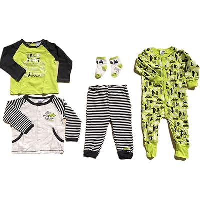 absorba Infant Boys 5-Piece Set Salty Lime, 12m Jersey Ubuy