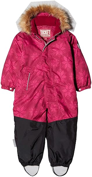 Ticket to Heaven Baby-Unisex Schneeanzug Schneeoverall Luca m. Abnehmbarer Kapuze Allover