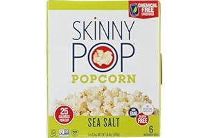 SkinnyPop Sea Salt Microwave Popcorn, 16.8 OZ