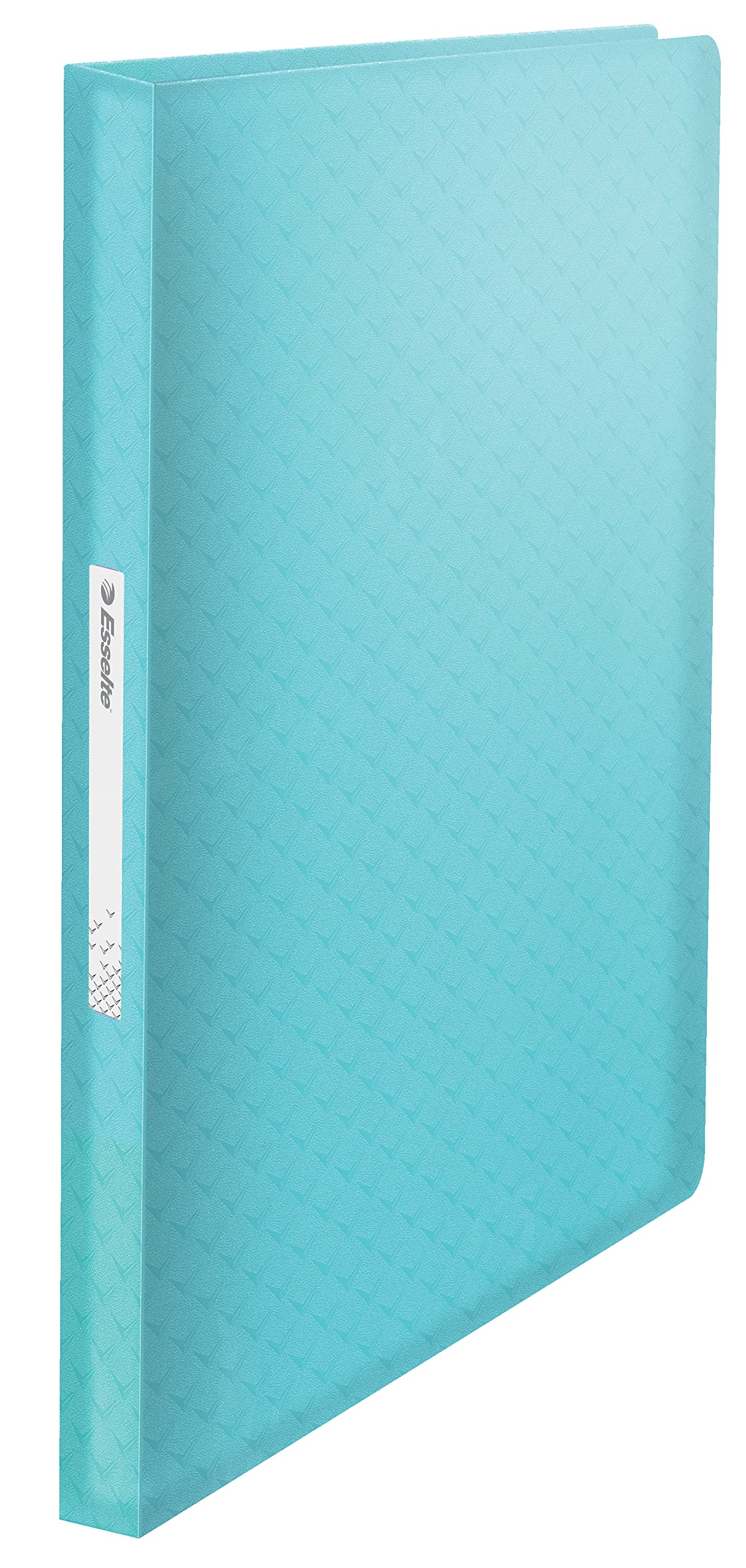 Esselte A4 Display Book With 80 Pockets, 160 Sheet Capacity, For Presenting & Storing Papers/Documents, Home/Office, Embossed Pattern, Colour'Breeze Range, Blue, 626237