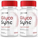 (2 Pack) Glyco Sync Capsules, Official Glyco Sync Balance Pills with All Natural Ingredients, Advanced Formula GlycoSync Joint Health and Wellness Support Max Strength for Men & Women (120 Capsules)