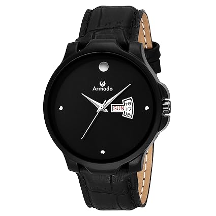 AR-901-BLK Day and Date Analogue Watch -for Men