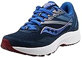 Saucony Women's Cohesion 15 Running Shoe, Navy, 10