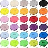 FEQO 30 Pairs Colored Shoe Laces 24 Inch