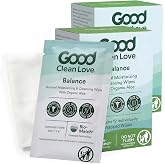 Good Clean Love Balance Feminine Wipes pH-Balanced, Organic Aloe (24 Count) | Naturally Supports Vaginal Health, Reduces Odor, Non-Irritating Moisturizing Cleansing Wipes With Organic Aloe For Travel