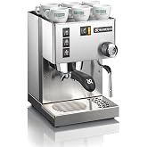 Rancilio Silvia Espresso Machinet,0.3 liters, with Iron Frame and Stainless Steel Side Panels, 11.4 by 13.4-Inch
