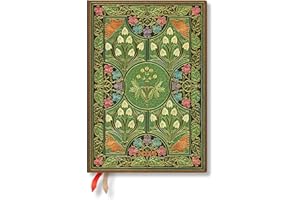 Paperblanks | 2026 Poetry in Bloom | Poetry in Bloom | 12-Month Planner | Midi | Horizontal | Elastic Band | 160 Pg | 100 GSM