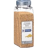 McCormick Culinary Whole Yellow Mustard Seed, 22 oz - One 22 Ounce Container of Yellow Mustard Seeds, Perfect for Pickling, H