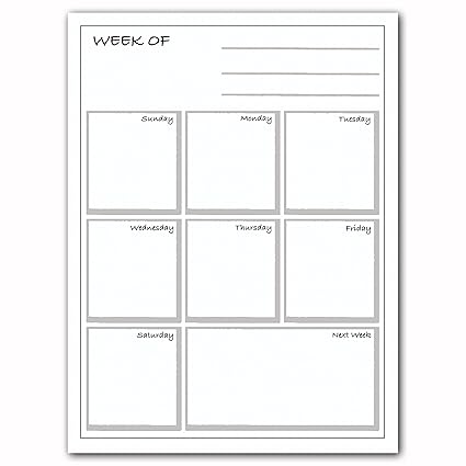 Precision Works - Menú magnético que se borra para nevera con ...