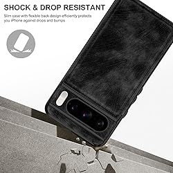 Bizzib for Google Pixel 8 Pro Case Leather Wallet