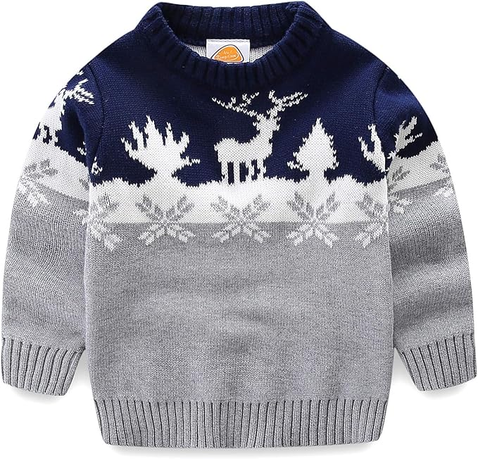 children's gg reindeers wool sweater