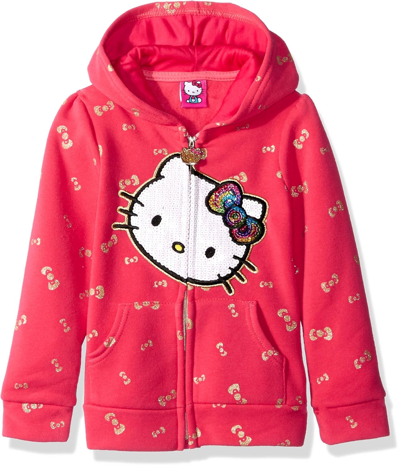 hello kitty zip up hoodie