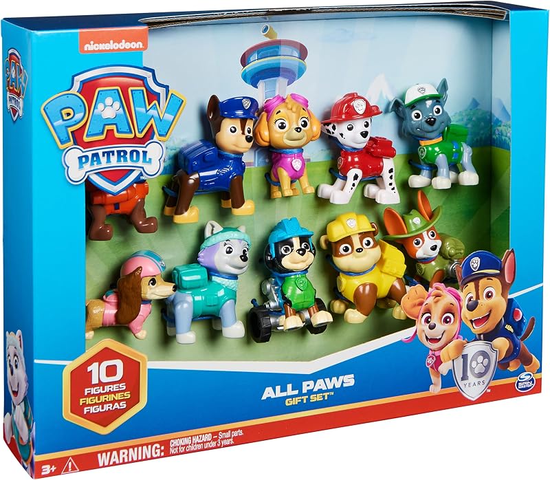 Action Pups Geschenkset mit 10 Hundefiguren, ab 3 Jahre
