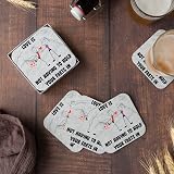 BestaFiesta Funny Valentines Coaster Mug Gift 9.5cm Cork Backing view 6