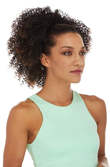 Amazon Com Glory Drawstring Ponytail Color 2 Darkest Brown