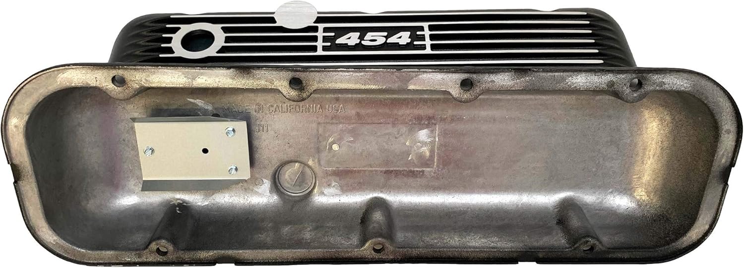 Black Big Block Chevy 454 Classic Valve Covers