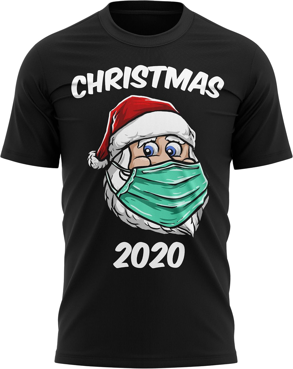 Purple Print House Mens Funny Santa Claus Christmas 2023 T Shirt Xmas Santa Face Present Gifts Him Her, S, Black