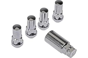 Dorman 711-1028 Wheel Nut Lock Chrome Acorn Nut Set M14-2.0 Compatible with Select Ford/Lincoln Models, 4 Pack