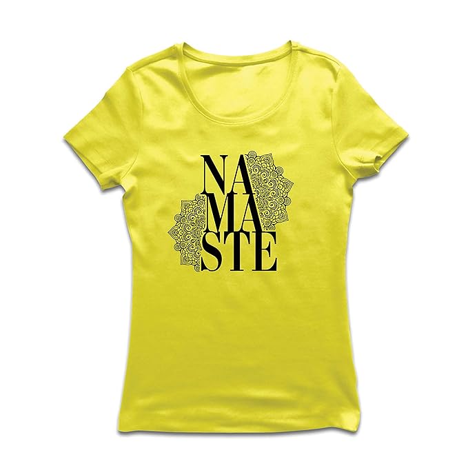 lepni.me Camiseta Mujer Mandala Geometry Namaste Art Yoga ...