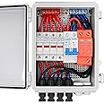 LiuTaoWMX Solar Combiner Box, PV Combiner Box with Circuit Breaker (4 String Combiner Box)