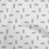 oneOone Polyester Spandex Pink Fabric Christmas