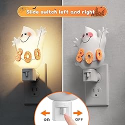 L LOHAS LED Halloween Night Light Plug in, Ghost