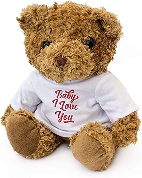 Baby I Love You Teddy Bear Cute Soft Cuddly Gift Present Birthday Xmas Valentine Amazon Co Uk Toys Games