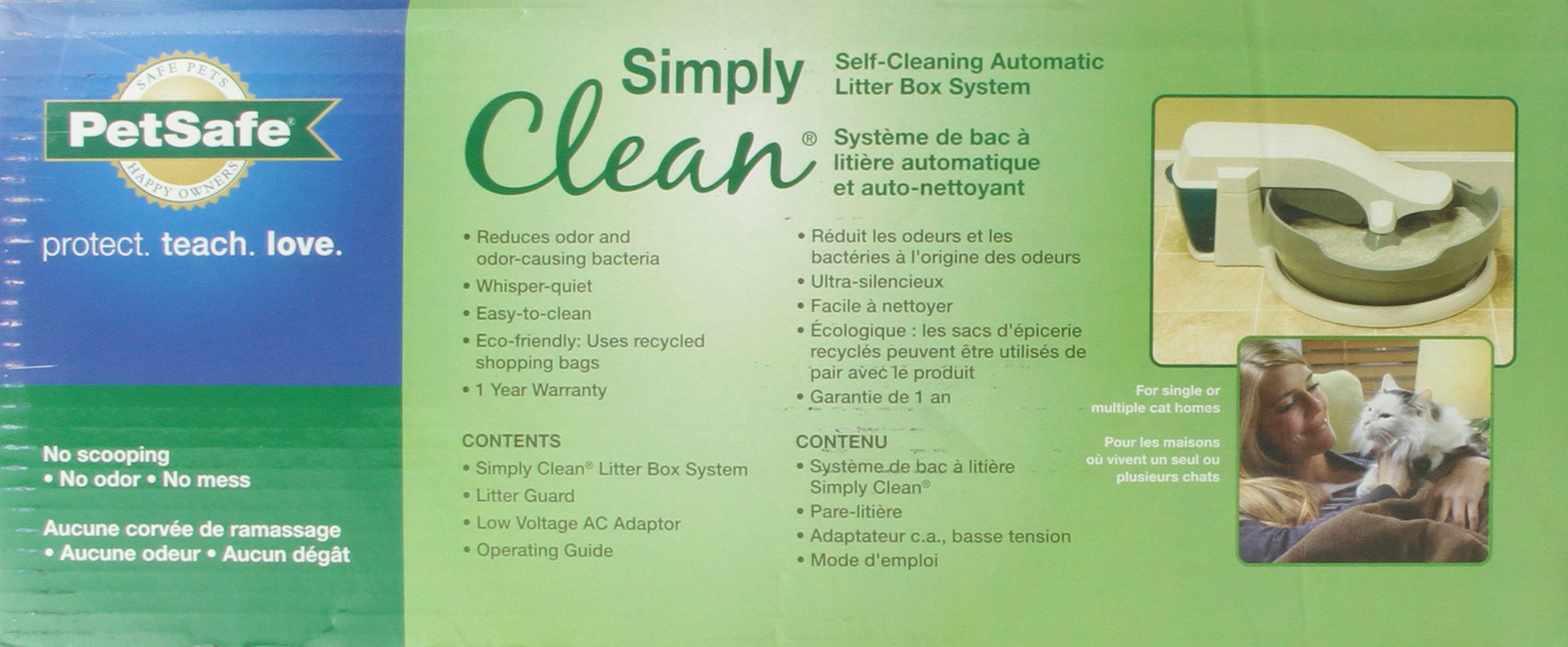 PetSafe Simply Clean SelfCleaning Cat Litter Box, Automatic Works with