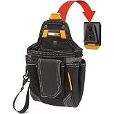 ToughBuilt ClipTech Series &ndash; Warehouse Pouch, Heavy-Duty Tool Supply Pouch ClipTech Hub, Reinforced 1680D Fabric, Multi-Pocket Organization, Durable Construction (TB-CT-32-A)
