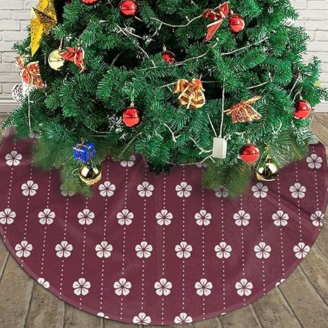 Albero Di Natale Giapponese Pesca.Pengyong Bellissima Copertura Per Albero Di Natale Giapponese Con Fiori Di Ciliegio Poliestere Nero 36 Amazon It Casa E Cucina