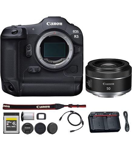Amazon.com : Canon EOS R3 Mirrorless Camera (4895C002) + Canon RF