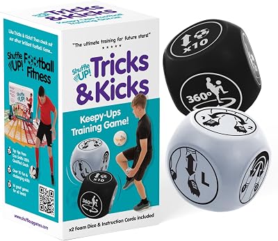 Shuffle Up Tricks & Kicks Football Dice Game for Kids Brand New
