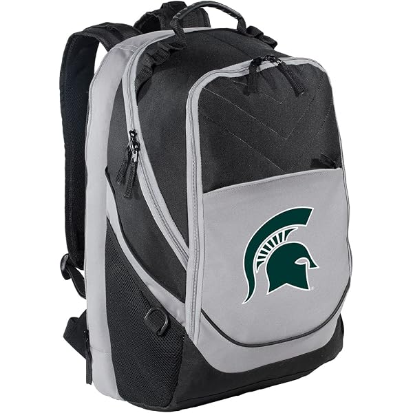Broad Bay Michigan State University Backpack - MEDIUM SIZE - Classic Style MSU Spartans Backpack - Lightweight