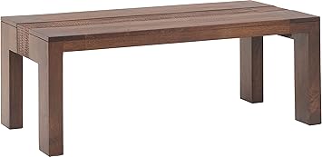 The Jaipur Living Egypt Solid Wood Coffee Table (Light Honey Finish, Brown)