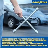 Goodyear Professional Fixed 4 Way Cross Wheel Wrench 17/19/21/23mm view 8