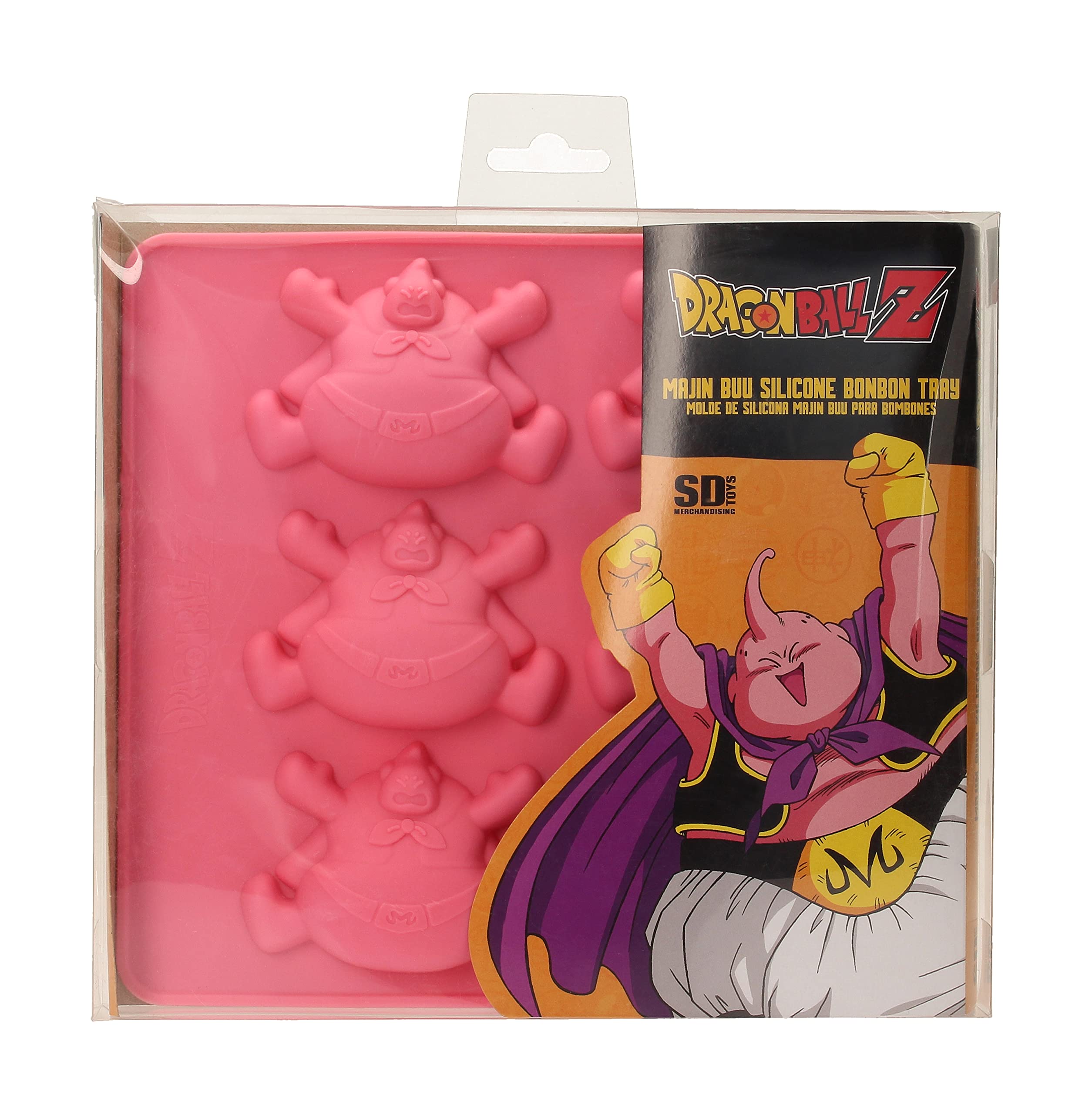 SD TOYS Dragon Ball Oven Majin Buu Silicone Baking Tray Official Merchandise Round Moulds for Cakes and Biscuits Pastry Unisex Adult, Not Applicable