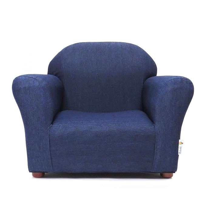 keet roundy kid's chair gingham