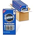 OREO Fresh Stacks Chocolate Sandwich Cookies, Bulk Travel Snacks, 6 Boxes (24 Multi Snack Packs)