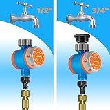 GRÜNTEK Mechanical Water Timer, 15-120 Min Automatic Tap Control view 2