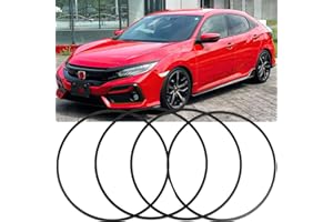 DREAMOTOR Wheel Rim Protector Set of 4, 18 Inch Alloy Rim Guards for Car Rims Compatible with Tesla Model 3 Mustang Explorer Honda CR-V Civic Toyota Corolla Camry Hyundai Mazda CX-5 Nissan Altima Kia