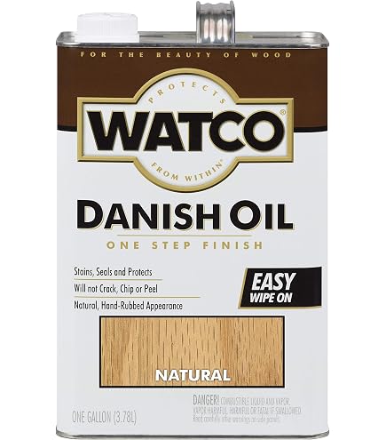 Rust-OLEUM 242217 Watco Gallon Natural Danish Oil Wood Finish