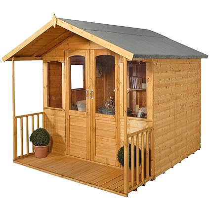 Forest Garden Forest Hollington Summerhouse Dip Treated 8x8