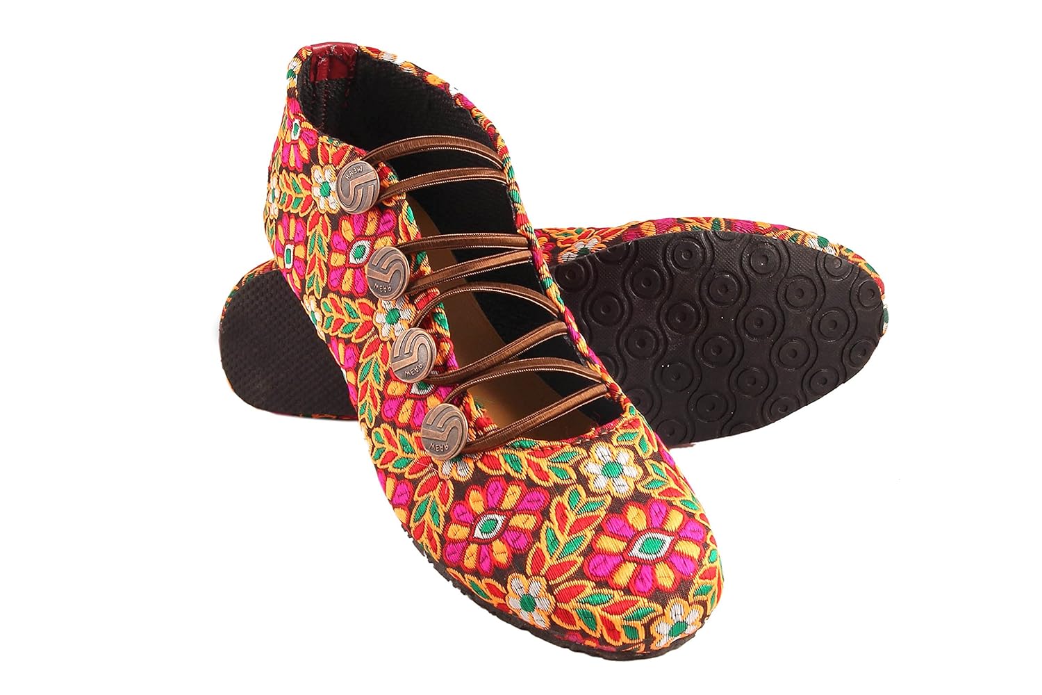 femme royale craft designer ethnic rajasthani jaipuri velvet shoes for women