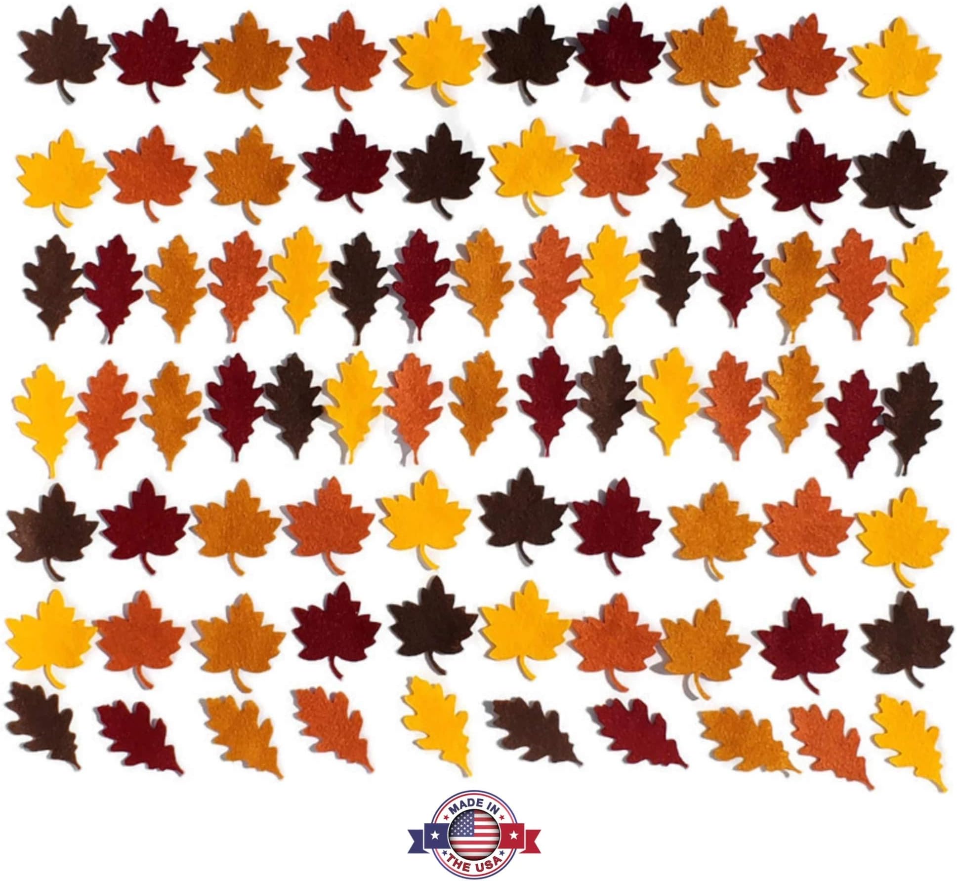 Felt Autumn Leaves - Maple & Oak by Wildflower Toys