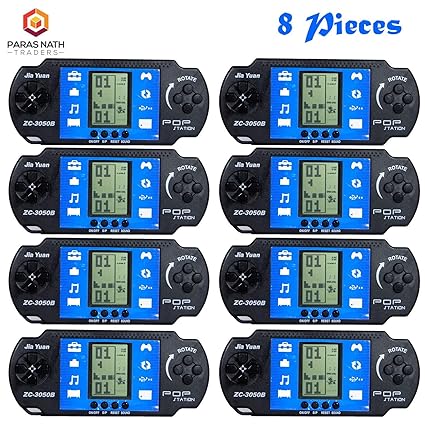 Lucid Pop Station, Collection of 9 Games with 10 Level & 10 Speed. Light, Sound, Style. for Return Gift Purpose.(Complementary Individual Gift Wrap)(Pack of 8)