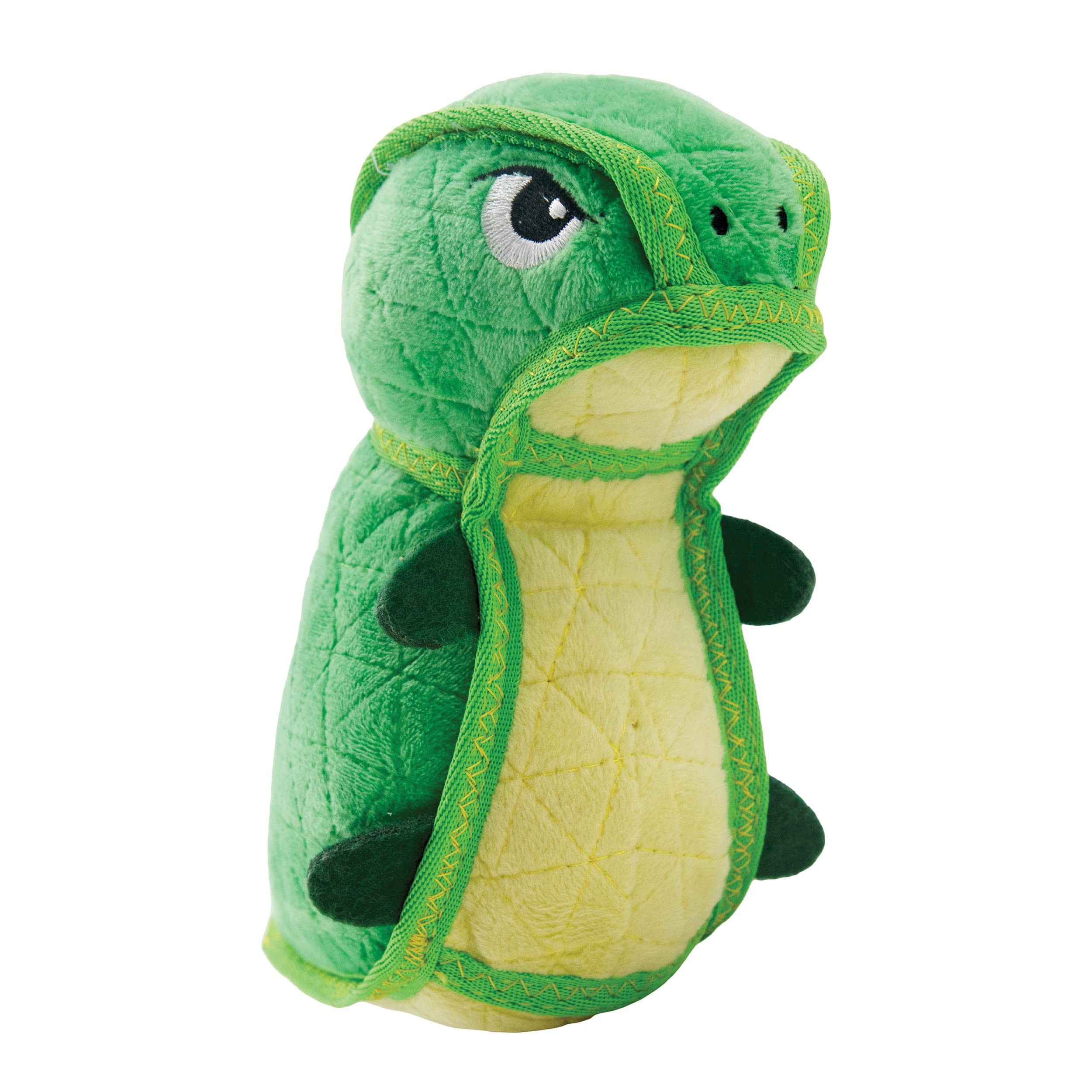 Outward Hound Xtreme Seamz Dino Squeaky Plush Dog Toy - Reinforced Dense Stuffing Plush Toy