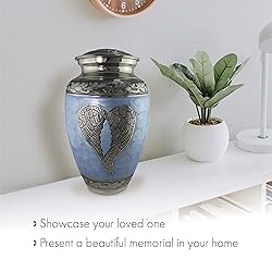 Blue Angel Cremation Urn for Ashes Adult Male