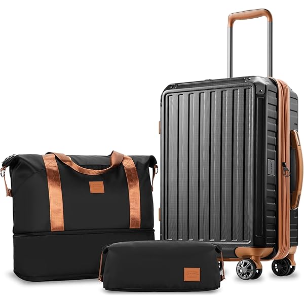 Luggage AnyZip PC ABS Hardside Lightweight Suitcase with 4