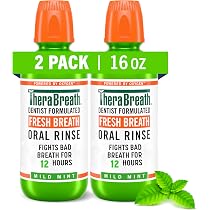 Amazon.com: TheraBreath Enjuague bucal aliento fresco 16 oz ...