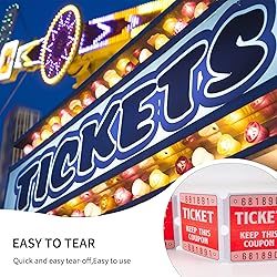 L LIKED Raffle Tickets Double Roll 2000 Tickets